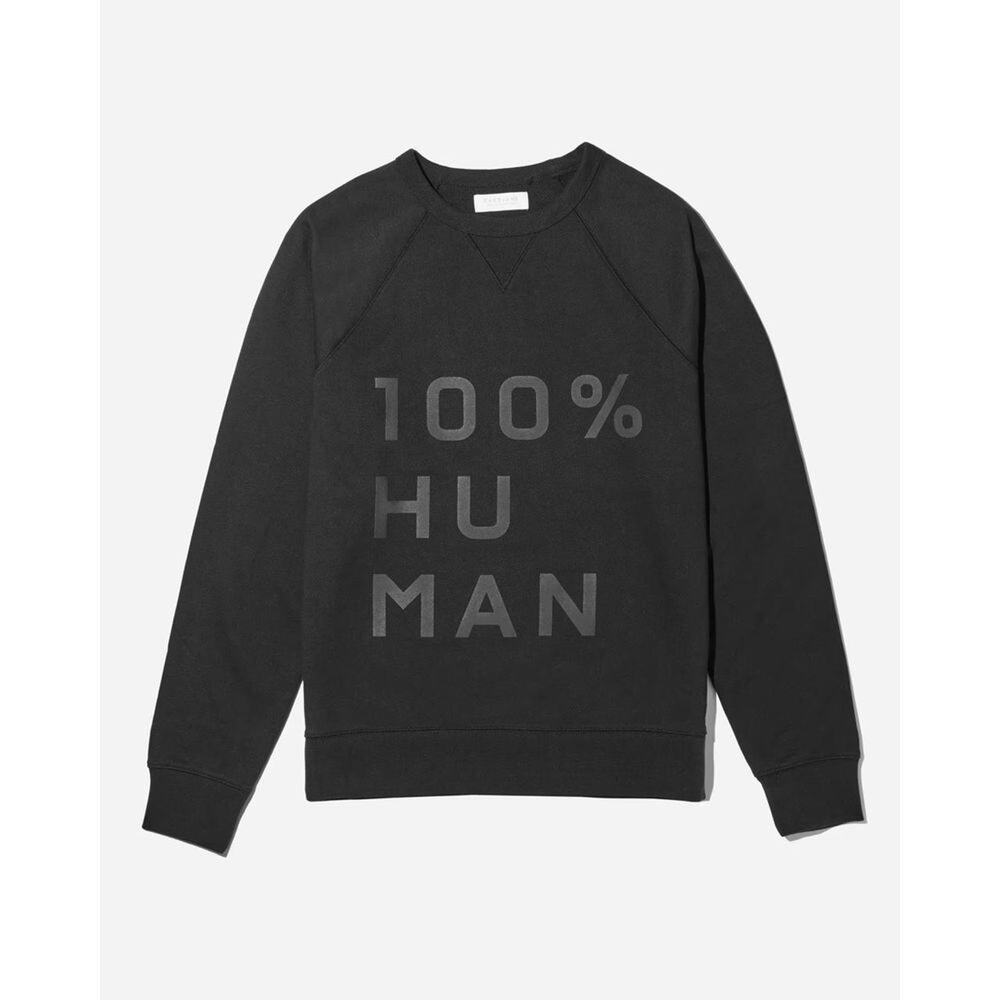 Everlane Black 100% Human Sweatshirt NWOT